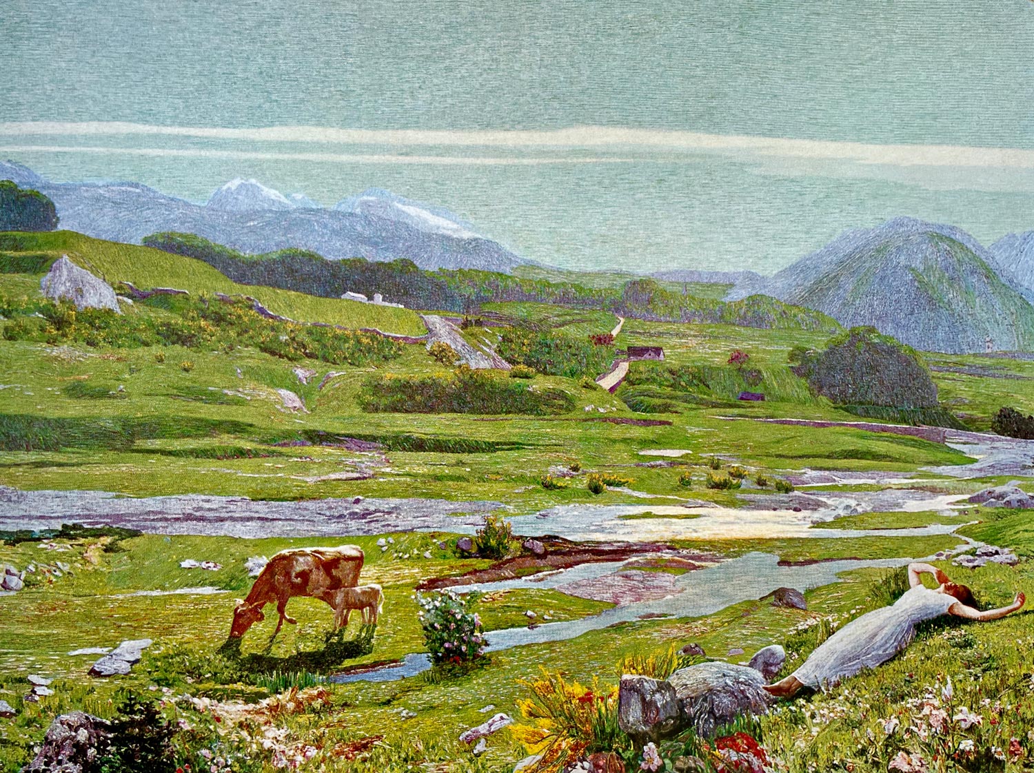 Carlo Fornara, La primavera, 1901-1902, olio, 143x188, 5 cm
