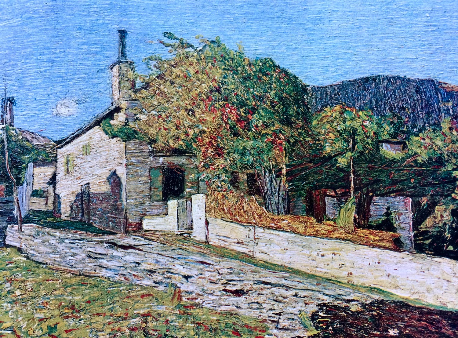 Carlo Fornara, Casa mia	1904, olio su tela, 29x40 cm